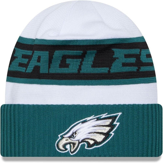 New Era NFL Philadelphia Eagles Sideline Beanie 2023 Tech Knit. - 757 Sports Collectibles