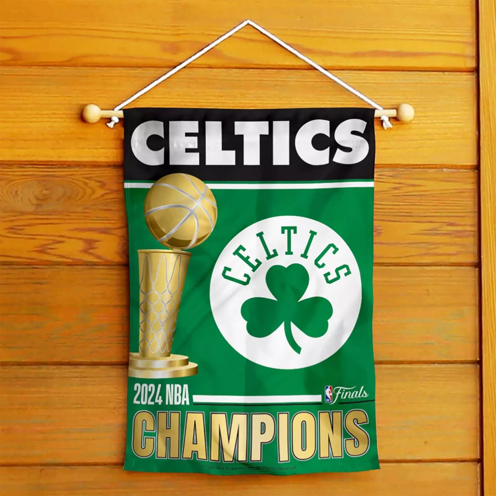 Boston Celtics 2024 2023 NBA Champions Garden Banner Flag - Sports Collectibles, Sports Memorabilia, Sports Fan Shop, Sports Gifts
