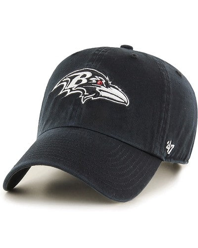 Baltimore Ravens 47 Brand Clean Up Adjustable Hat