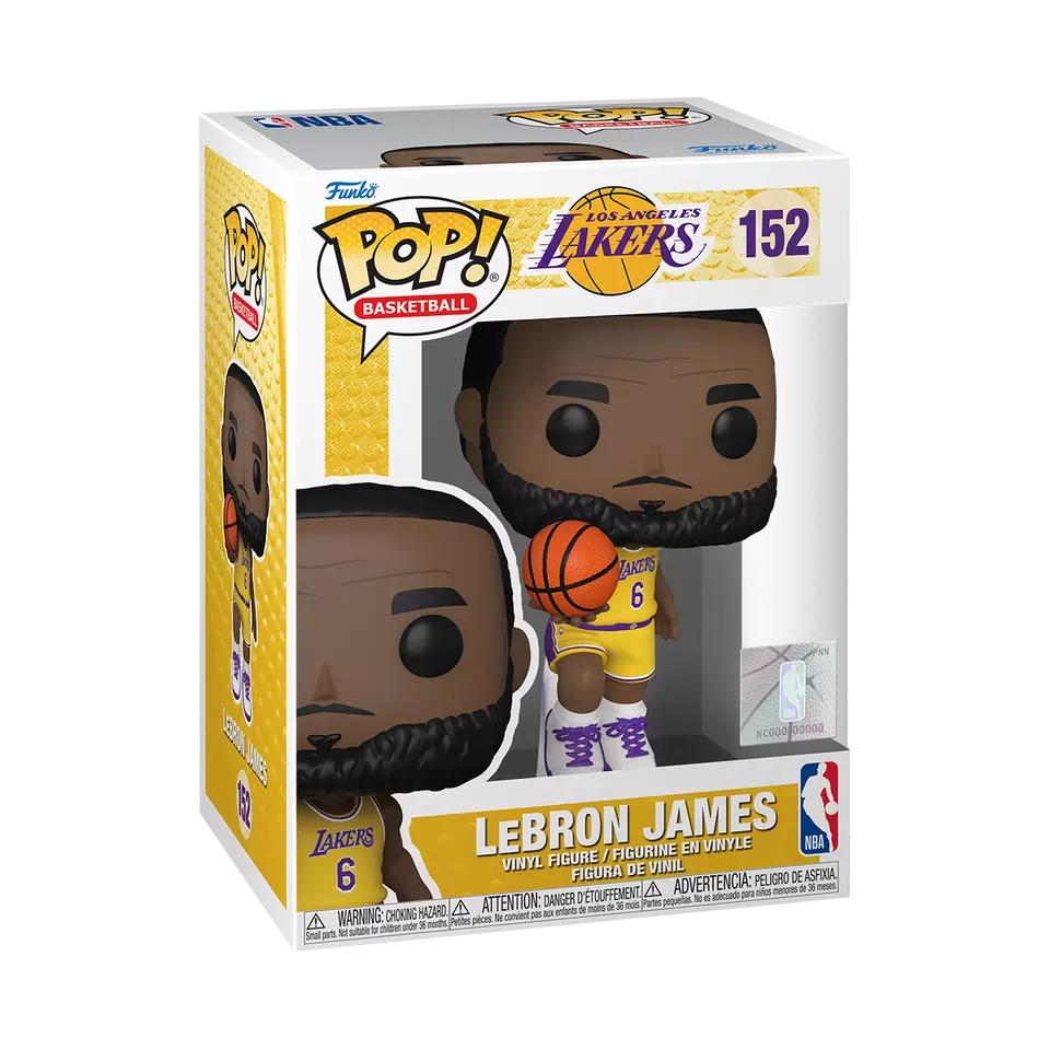 Funko Pop! Lebron James in 6 Jersey NBA Los Angeles Lakers - Sports Collectibles, Sports Memorabilia, Sports Fan Shop, Sports Gifts