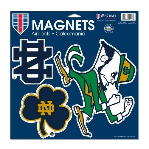 Notre Dame Fighting Irish Vinyl Magnet 11" x 11" - Sports Gifts, Sports Memorabilia, Sports Collectibles, Fan Shop