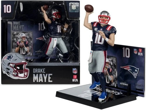 McFarlane NFL Posed Figures - Drake Maye (New England Patriots)