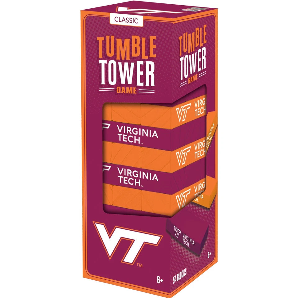 Virginia Tech Tumble Tower Game - Sports Gifts, Sports Memorabilia, Sports Collectibles, Fan Shop