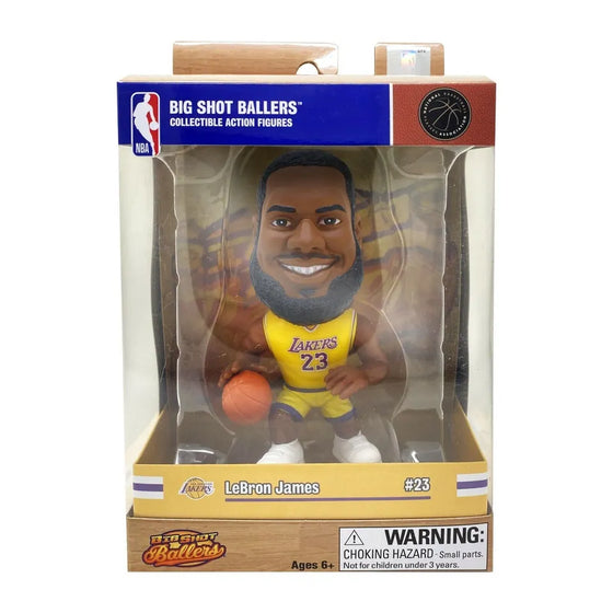 Lebron James Los Angeles Lakers NBA Big Shot Ballers Action Figure - 757 Sports Collectibles