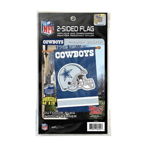 Party Animal Dallas Cowboys Applique Banner Flag - Sports Collectibles, Sports Memorabilia, Sports Fan Shop, Sports Gifts