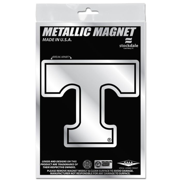 Tennessee Volunteers Metallic Magnets 3" x 5" - Sports Collectibles, Sports Memorabilia, Sports Fan Shop, Sports Gifts