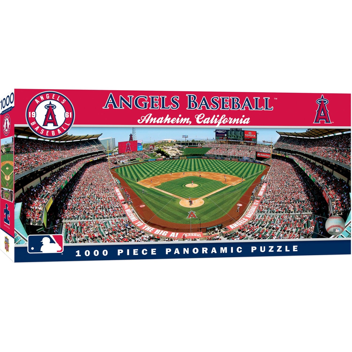 Los Angeles Angels 1000 Piece Panoramic Jigsaw Puzzle - Sports Gifts, Sports Memorabilia, Sports Collectibles, Fan Shop