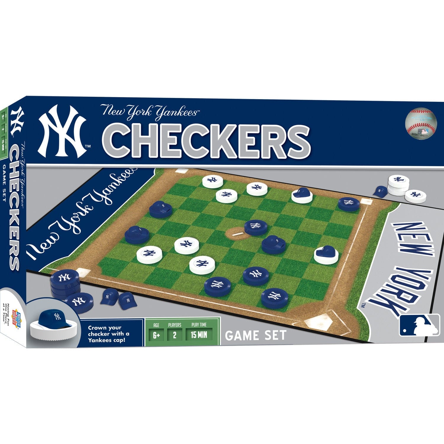 New York Yankees Checkers Game - Sports Gifts, Sports Memorabilia, Sports Collectibles, Fan Shop