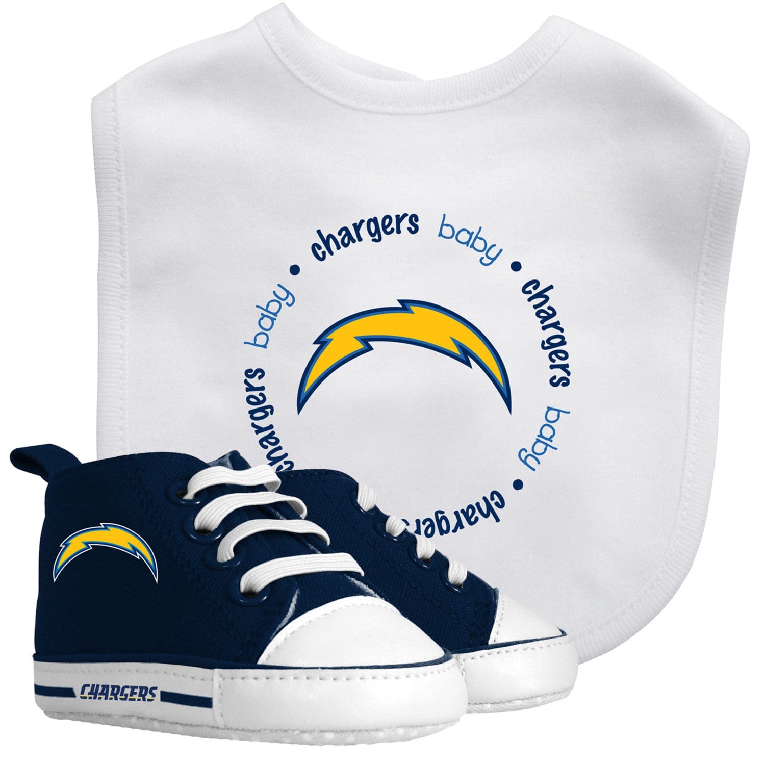 Los Angeles Chargers 2-Piece Baby Gift Set - Sports Gifts, Sports Memorabilia, Sports Collectibles, Fan Shop