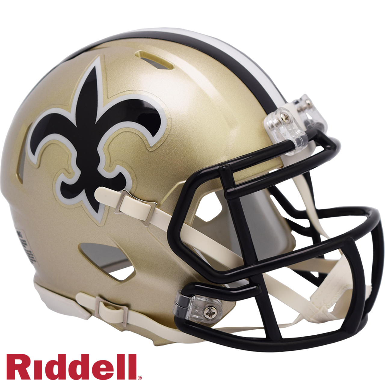 New Orleans Saints Helmet Riddell Replica Mini Speed Style 1976-1999 T/B - Sports Collectibles, Sports Memorabilia, Sports Fan Shop, Sports Gifts