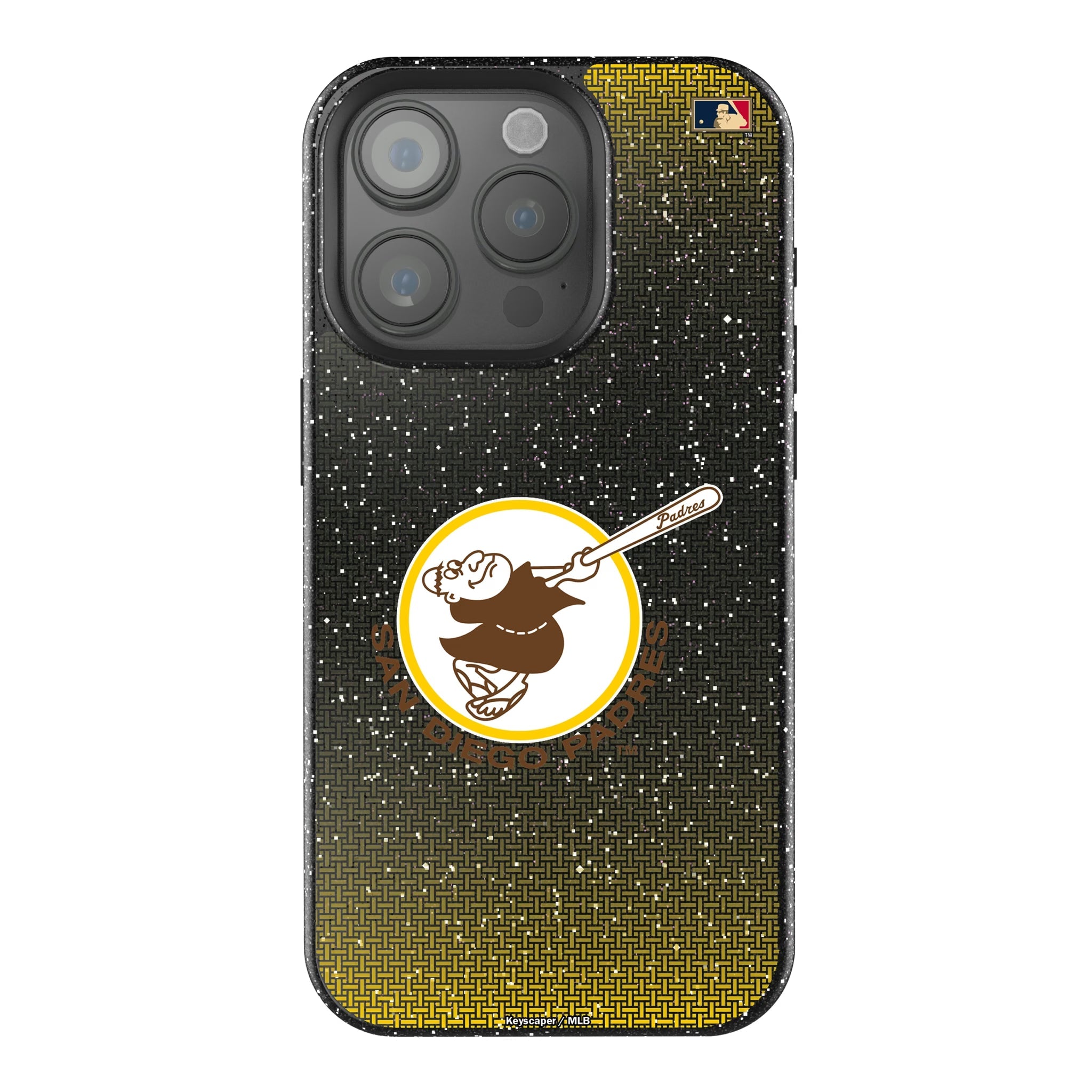 San Diego Padres 1969-1984 - Cooperstown Collection Linen Bling Phone Case for Apple iPhone
