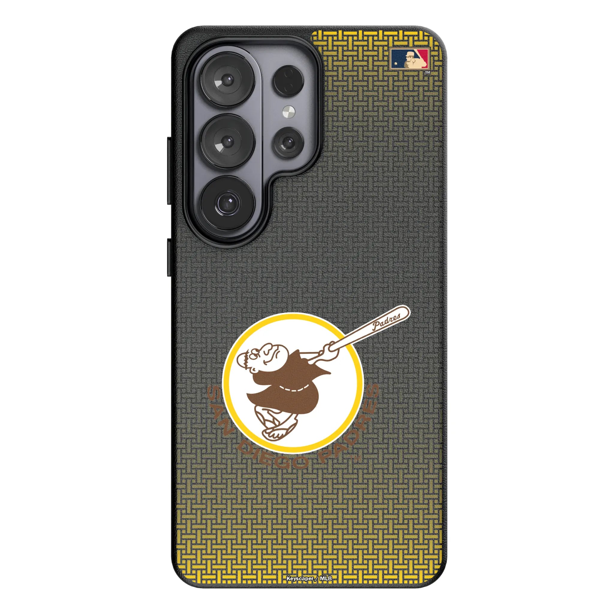 San Diego Padres 1969-1984 - Cooperstown Collection Linen MagSafe Compatible Phone Case for Samsung Galaxy