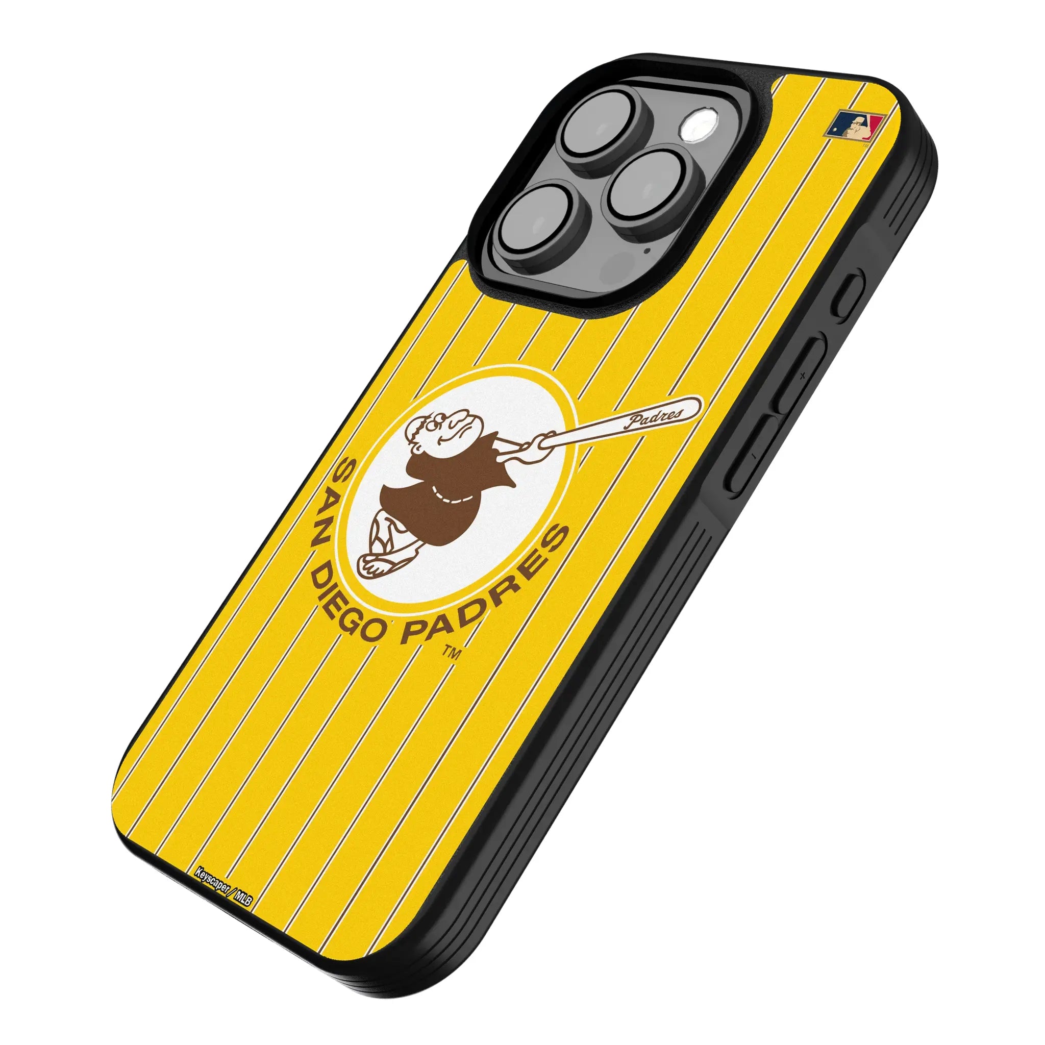 San Diego Padres 1969-1984 - Cooperstown Collection Pinstripe Bump Phone Case