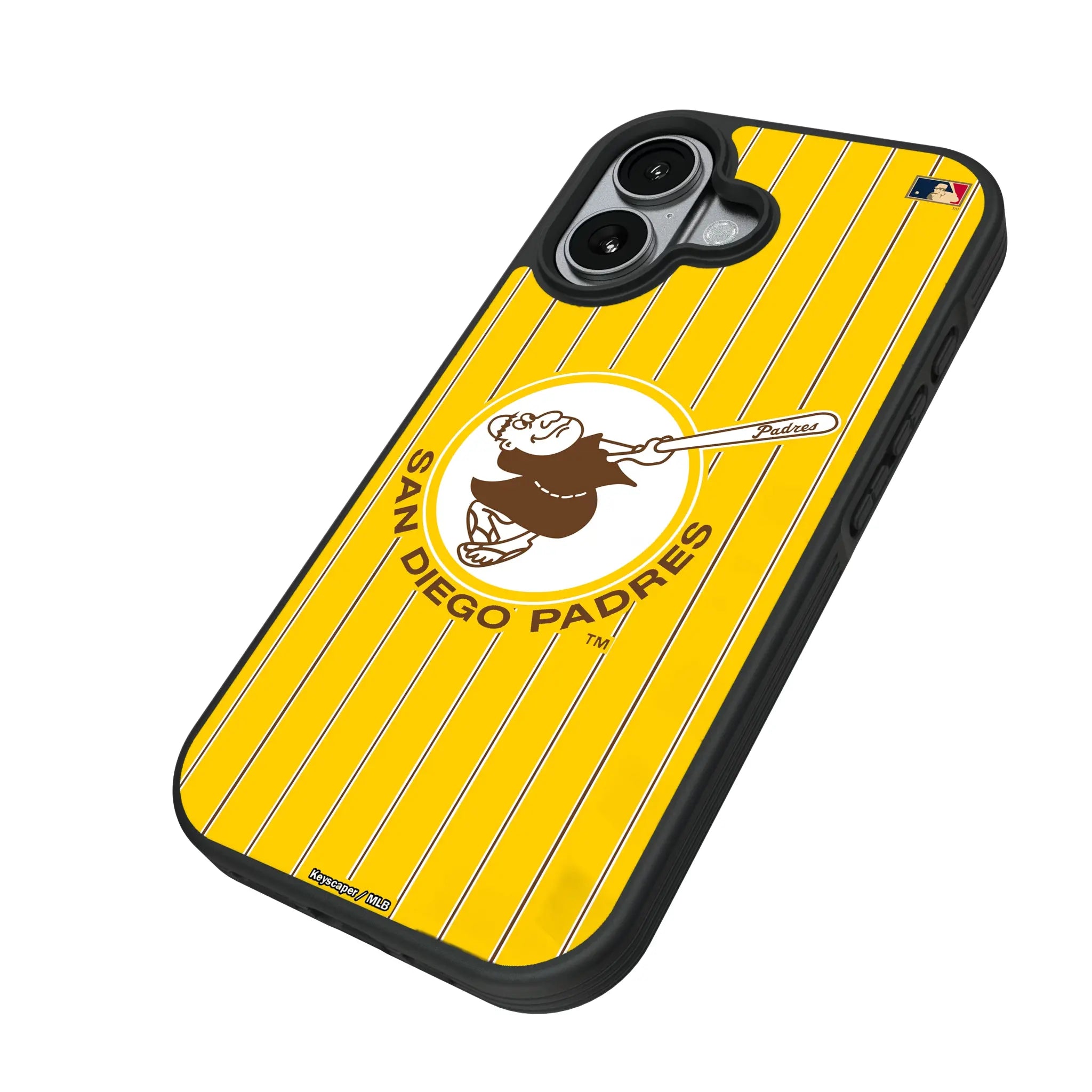 San Diego Padres 1969-1984 - Cooperstown Collection Pinstripe Bump Phone Case