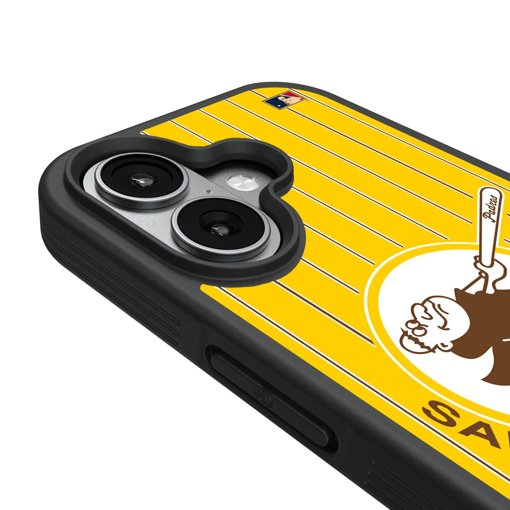 San Diego Padres 1969-1984 - Cooperstown Collection Pinstripe Bump Phone Case