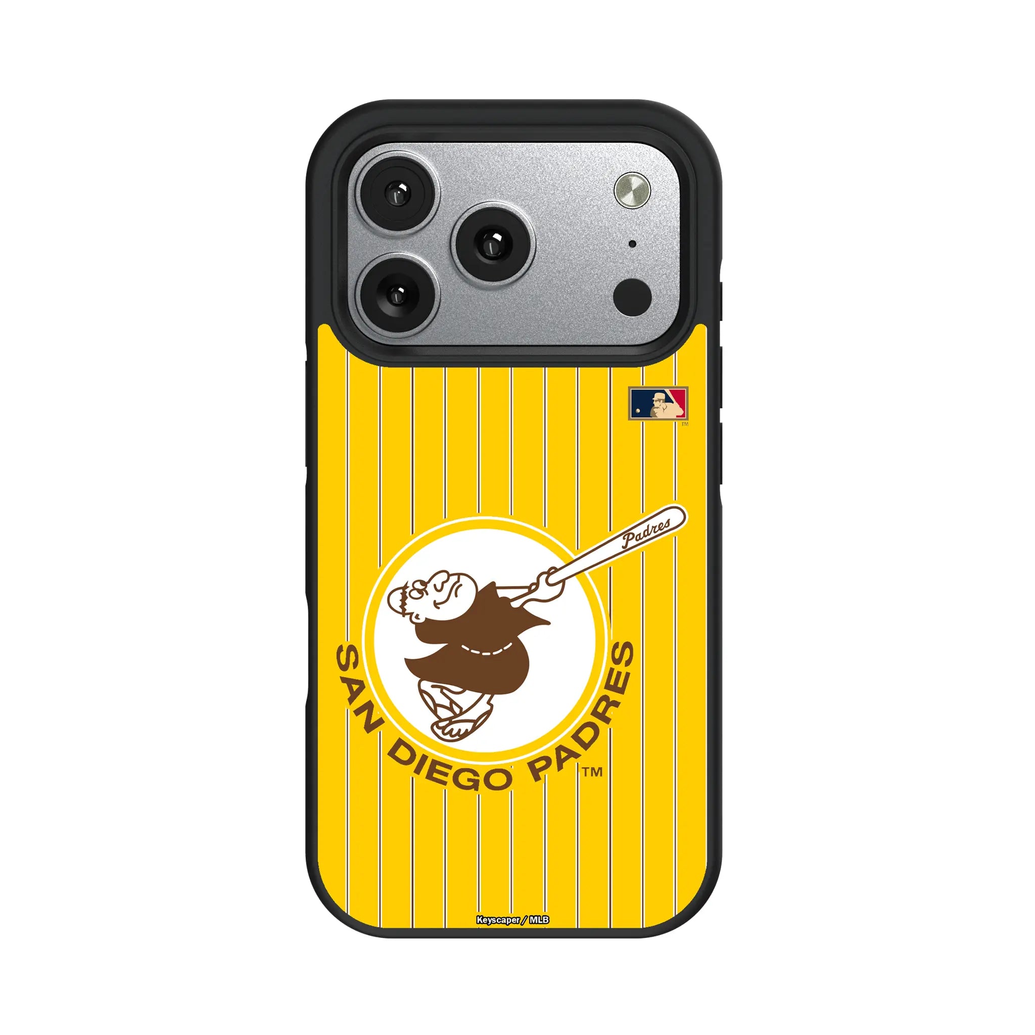 San Diego Padres 1969-1984 - Cooperstown Collection Pinstripe Bump Phone Case