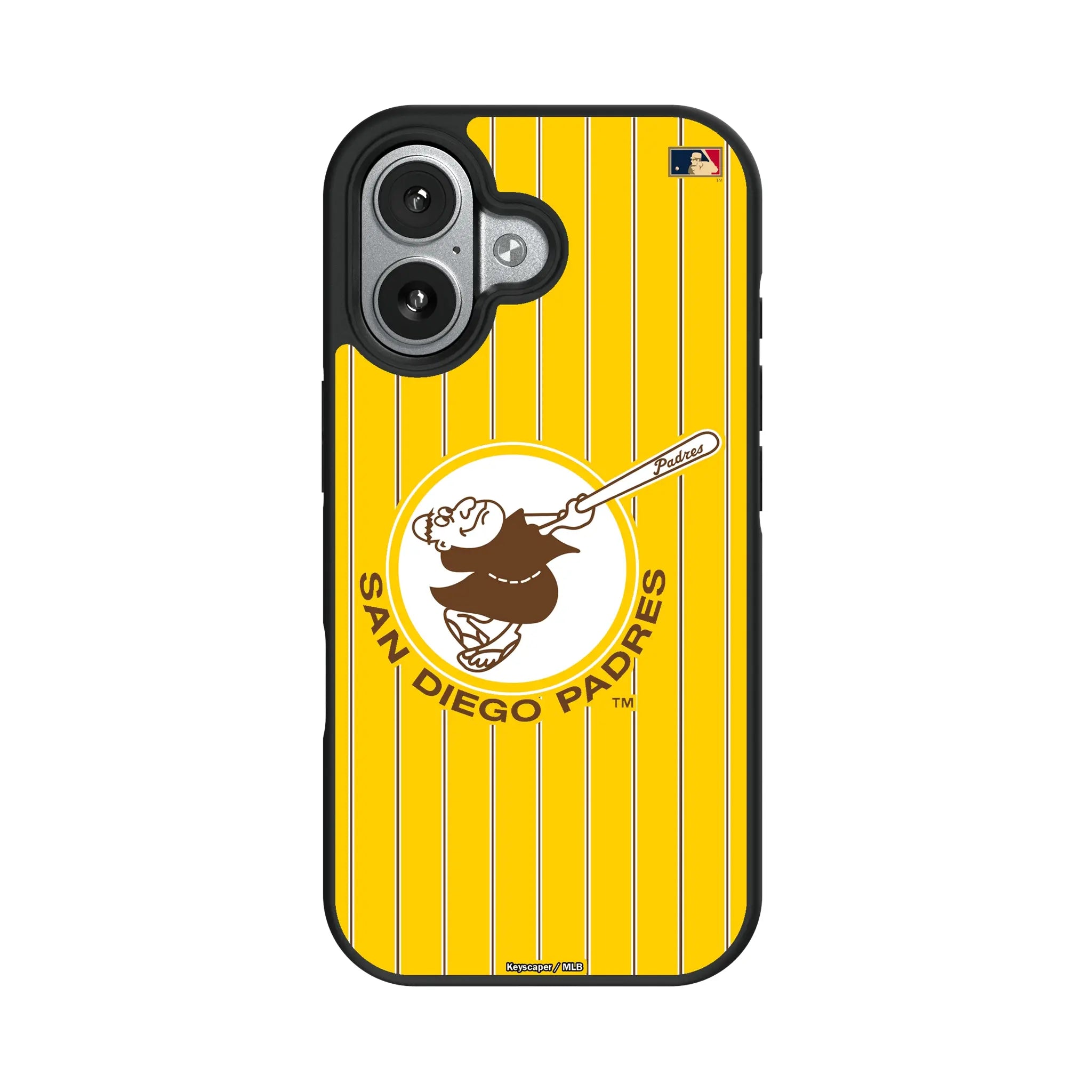 San Diego Padres 1969-1984 - Cooperstown Collection Pinstripe Bump Phone Case