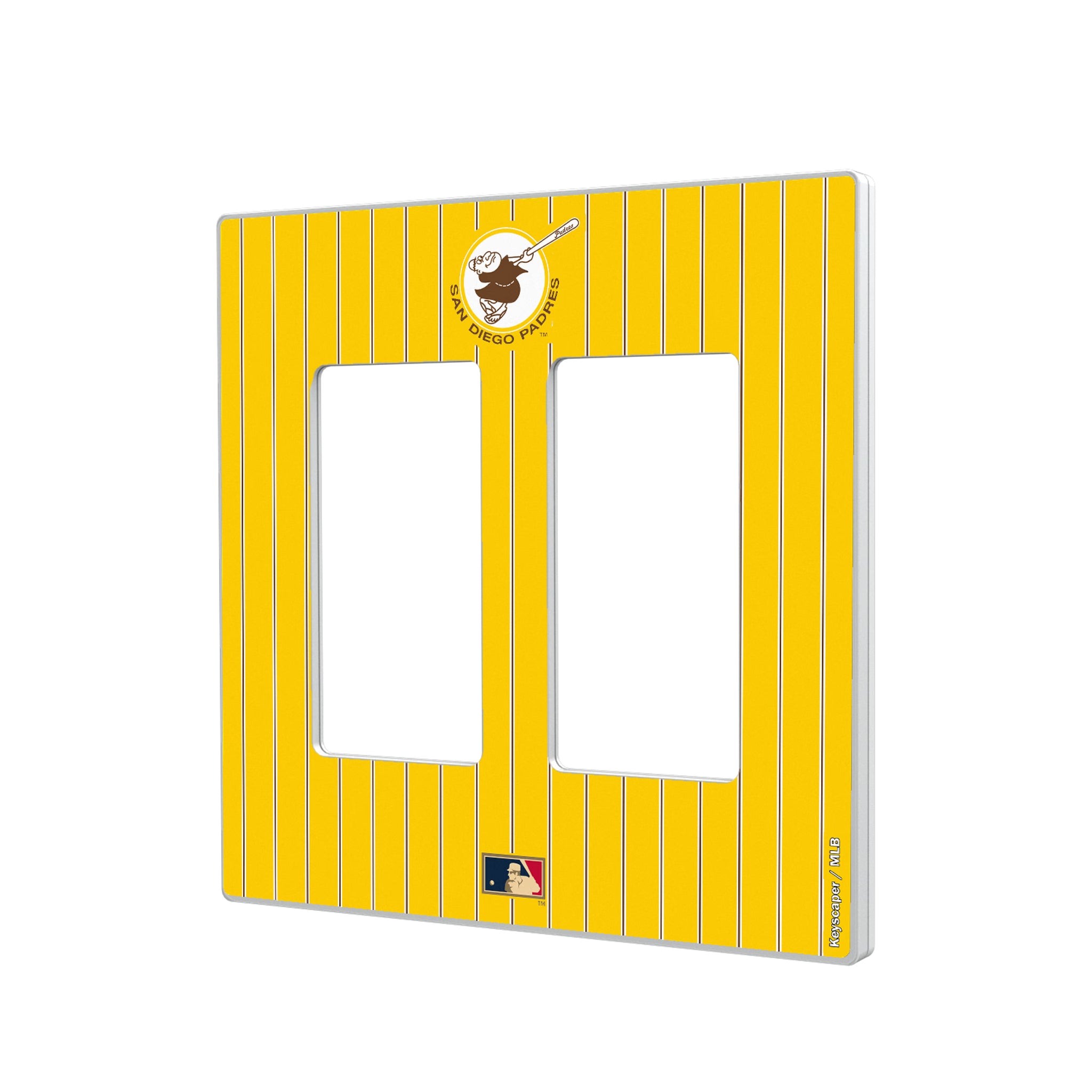 San Diego Padres 1969-1984 - Cooperstown Collection Pinstripe Hidden-Screw Light Switch Plate