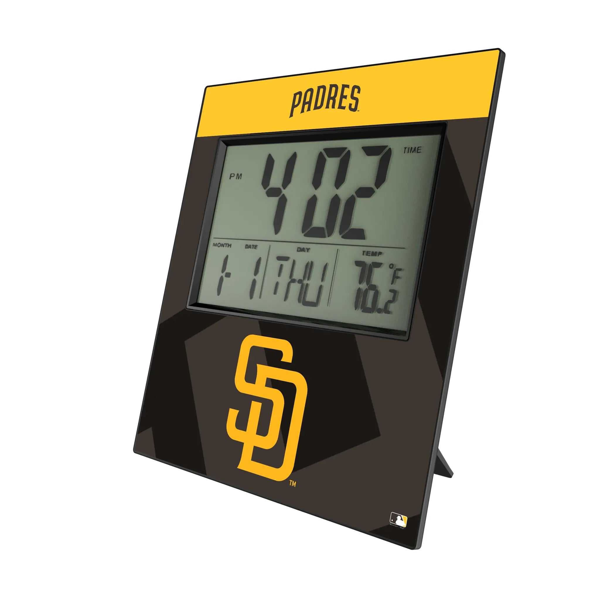 San Diego Padres Color Block Wall Clock