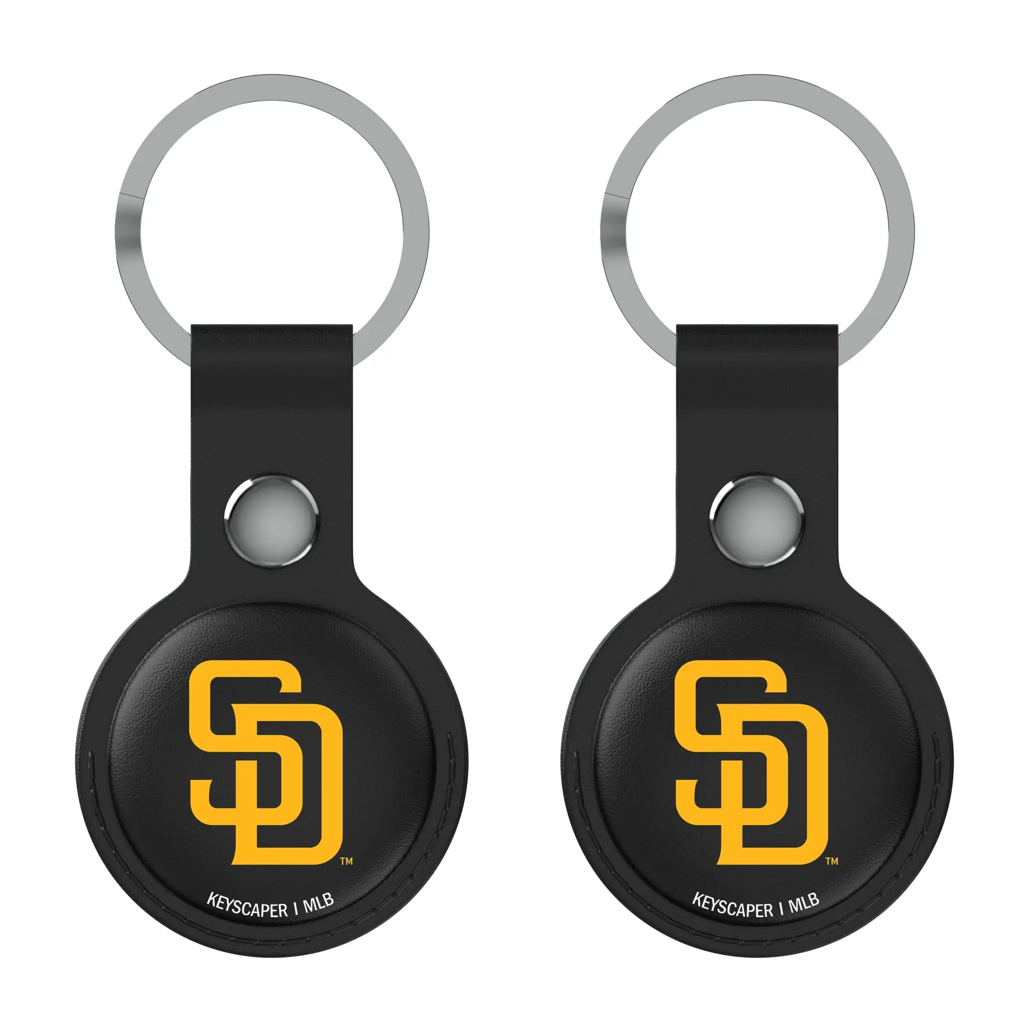 San Diego Padres Insignia Black Airtag Holder 2-Pack