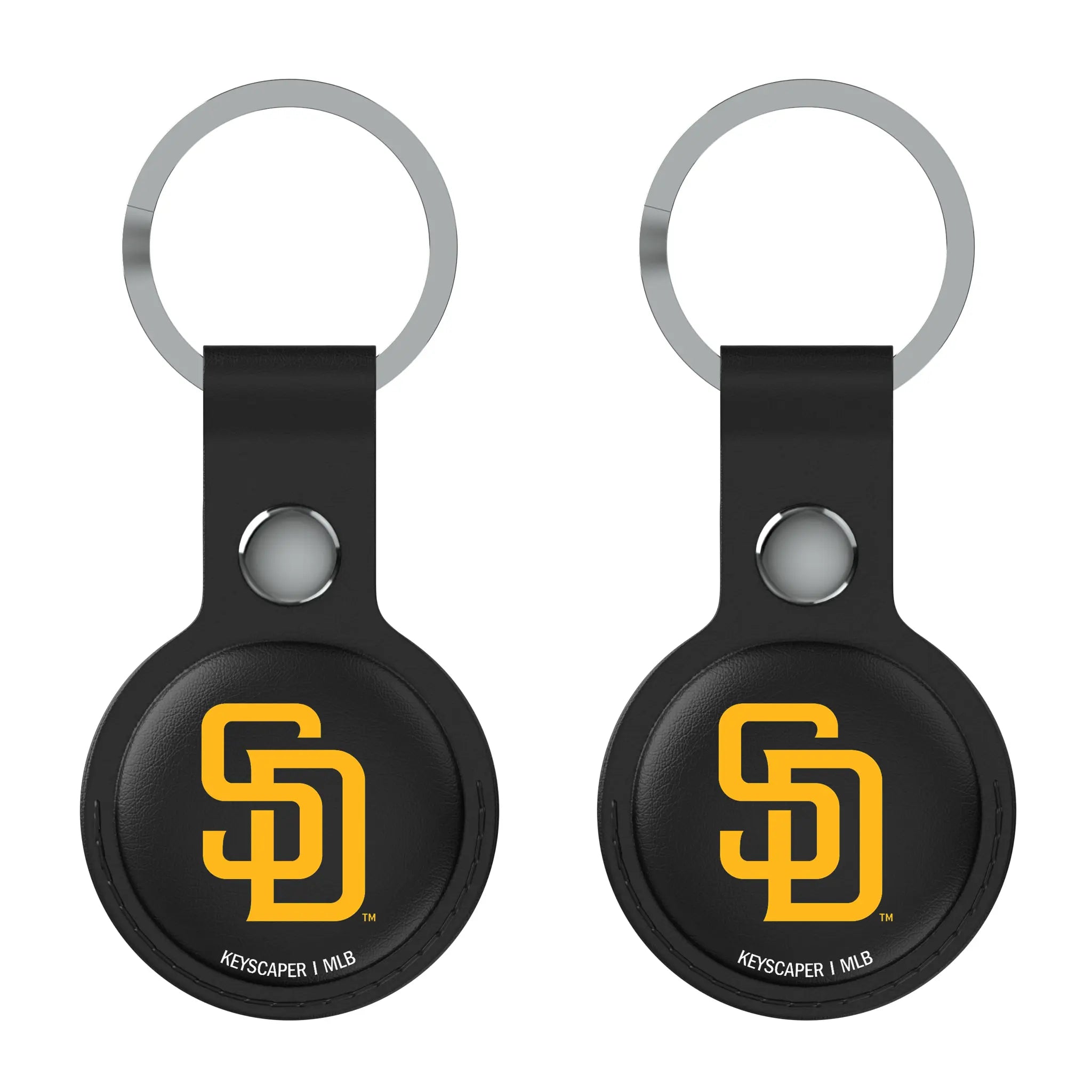 San Diego Padres Insignia Black Airtag Holder 2-Pack
