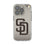 San Diego Padres Linen Clear Phone Case for Apple iPhone
