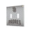 San Diego Padres Linen Hidden-Screw Light Switch Plate