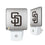 San Diego Padres Linen Night Light 2-Pack