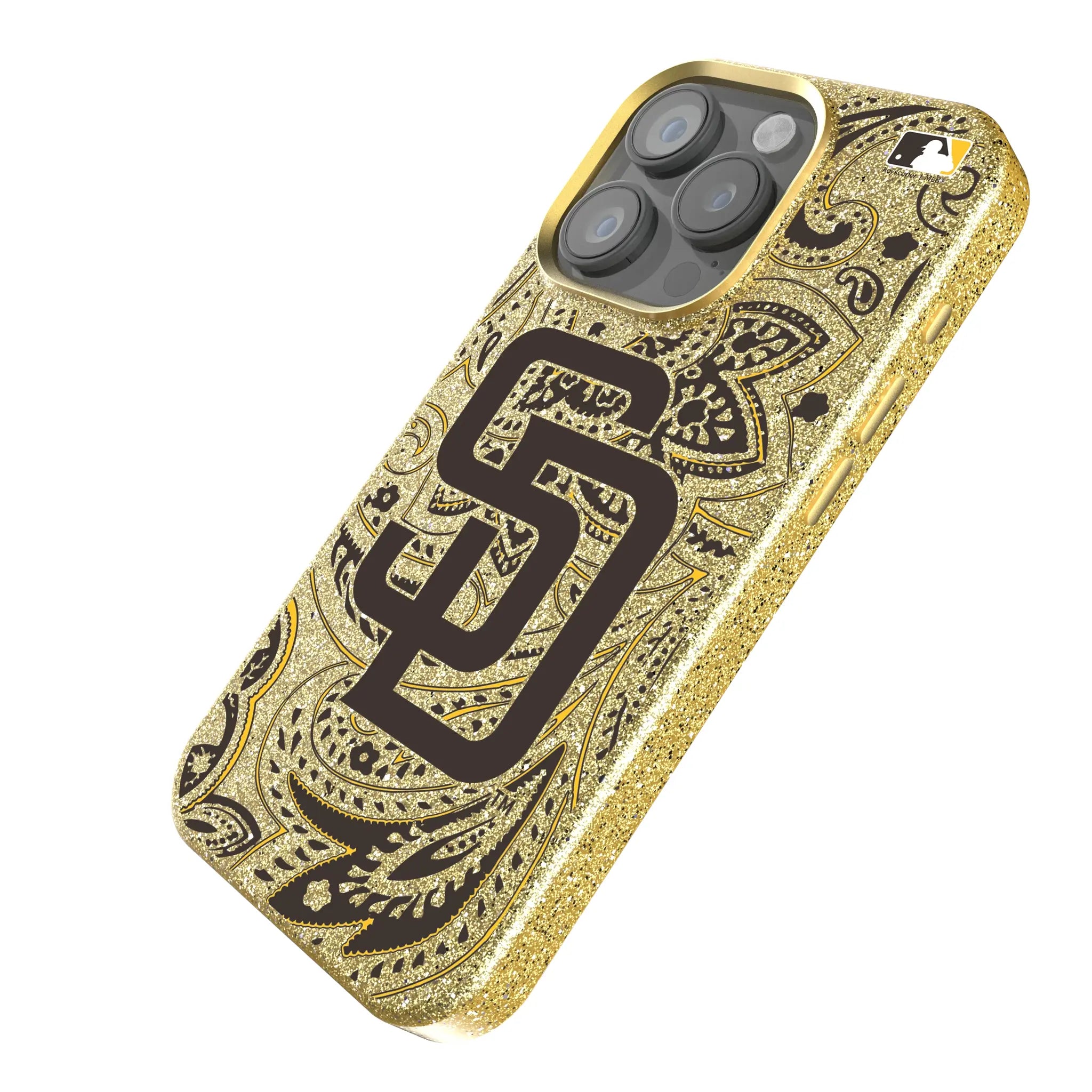 San Diego Padres Paisley Bling Phone Case
