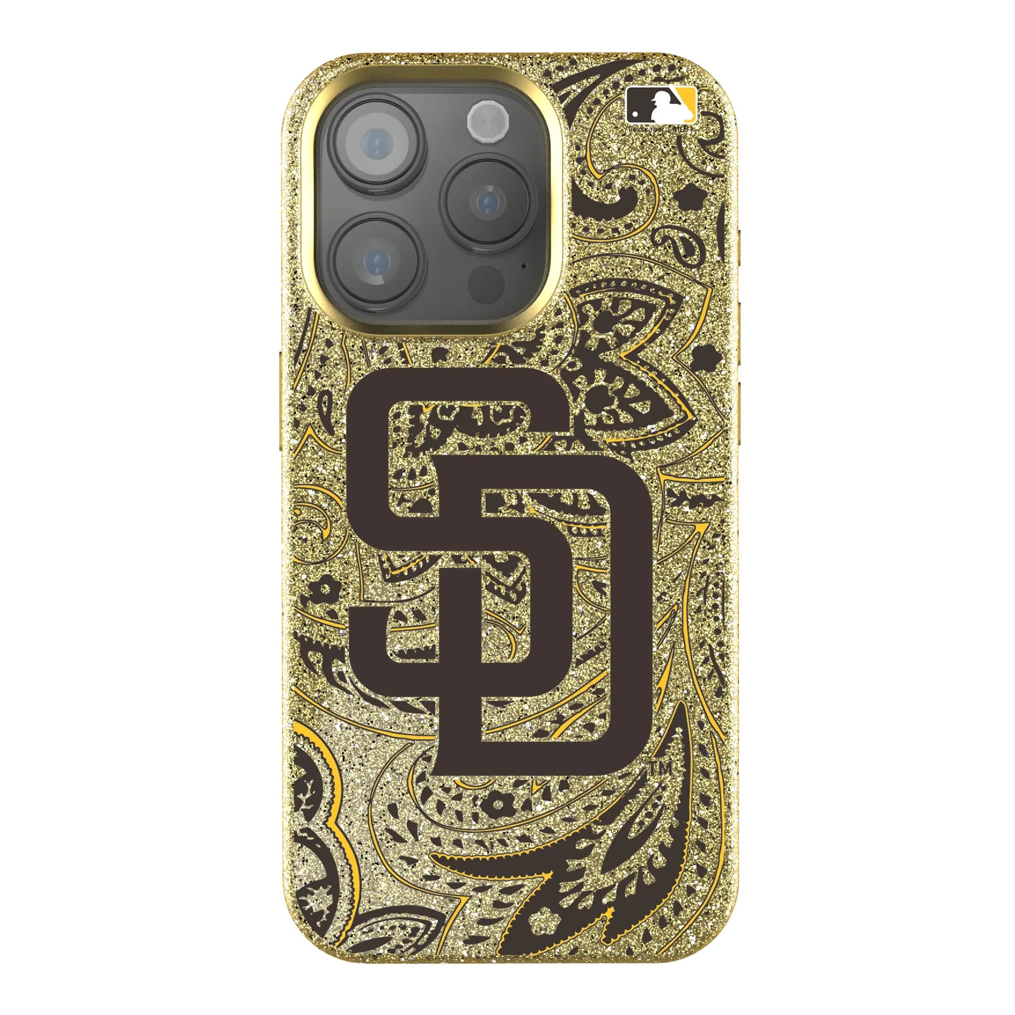 San Diego Padres Paisley Bling Phone Case