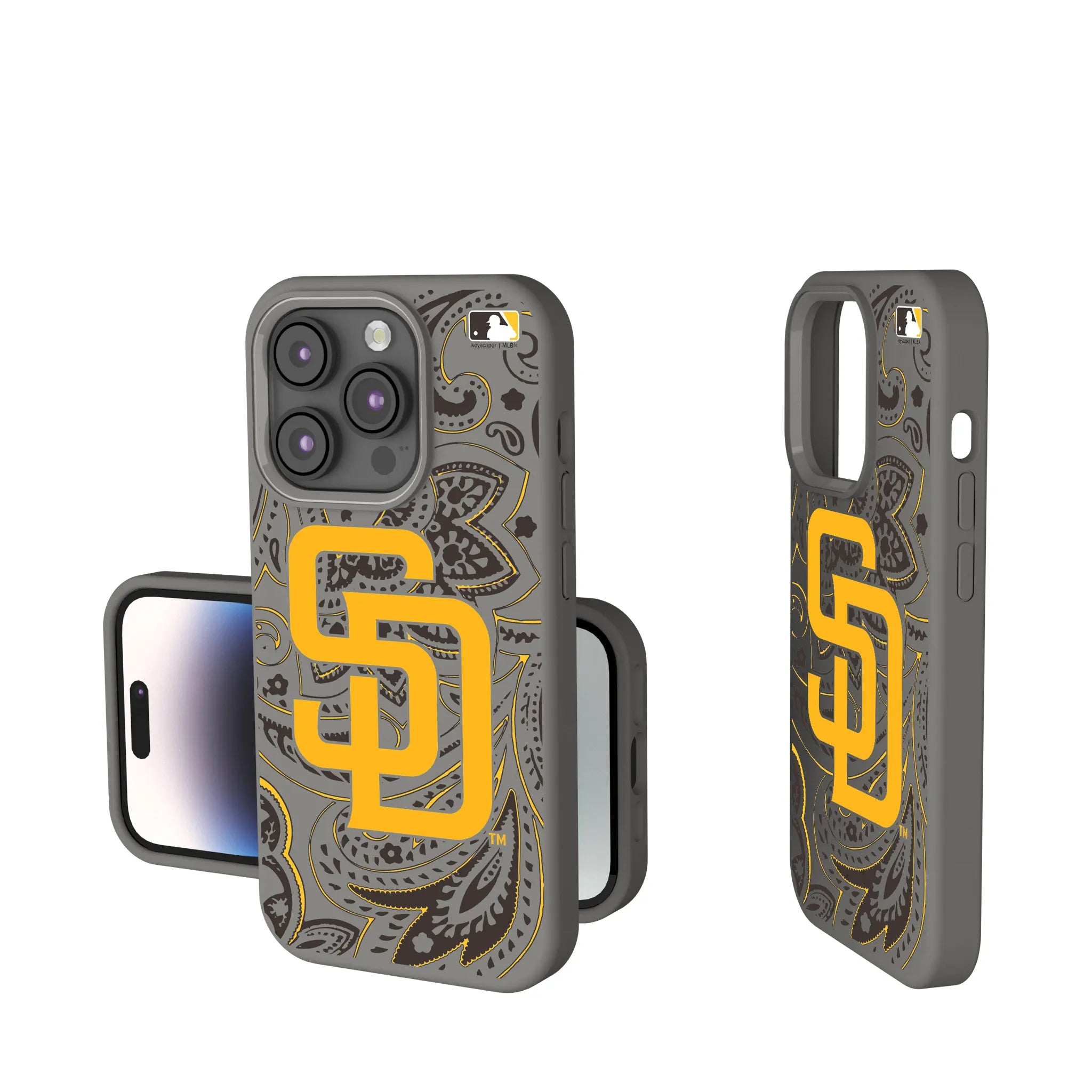 San Diego Padres Paisley Soft Touch Phone Case