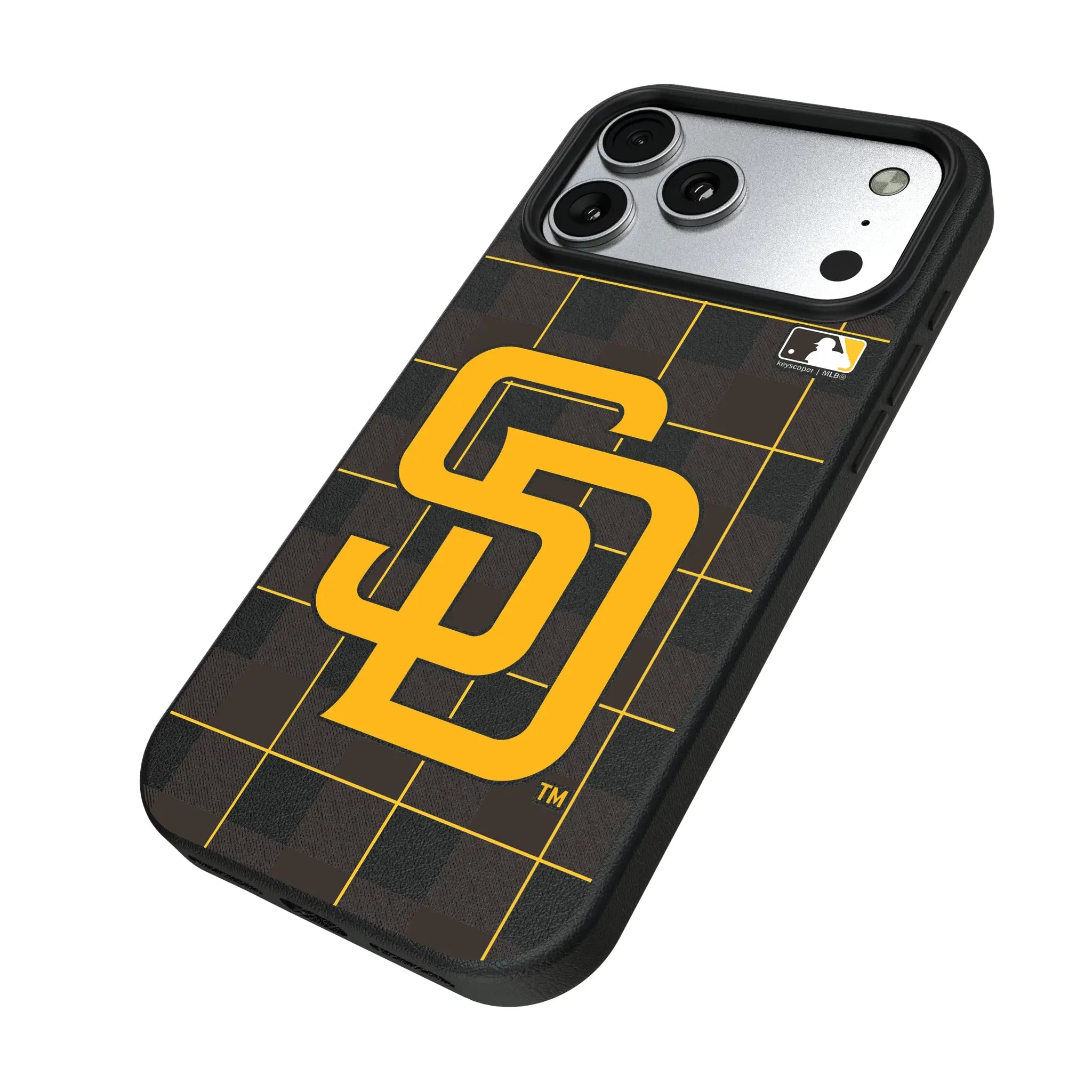 San Diego Padres Plaid MagSafe Compatible Phone Case for Apple iPhone