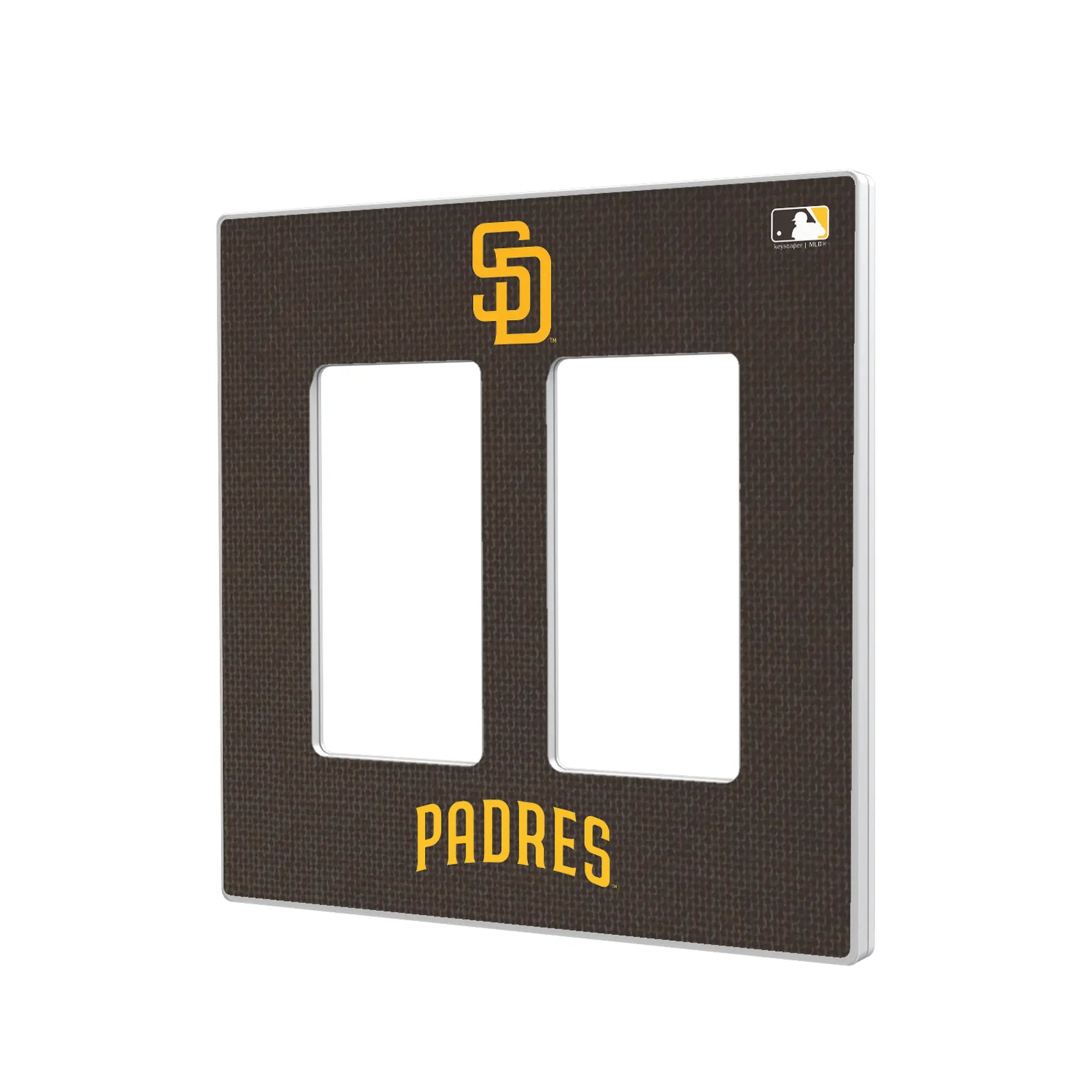 San Diego Padres Solid Hidden-Screw Light Switch Plate
