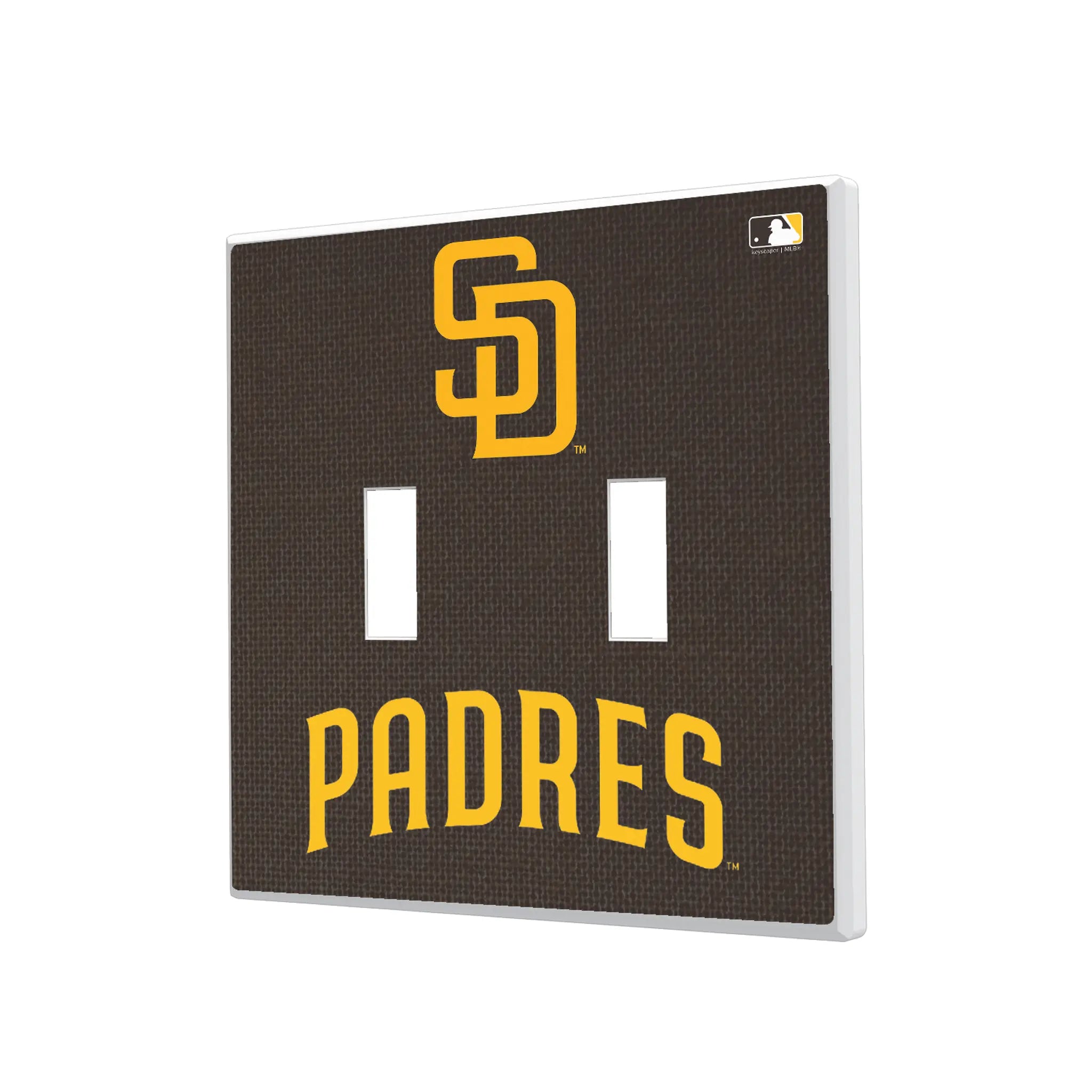 San Diego Padres Solid Hidden-Screw Light Switch Plate