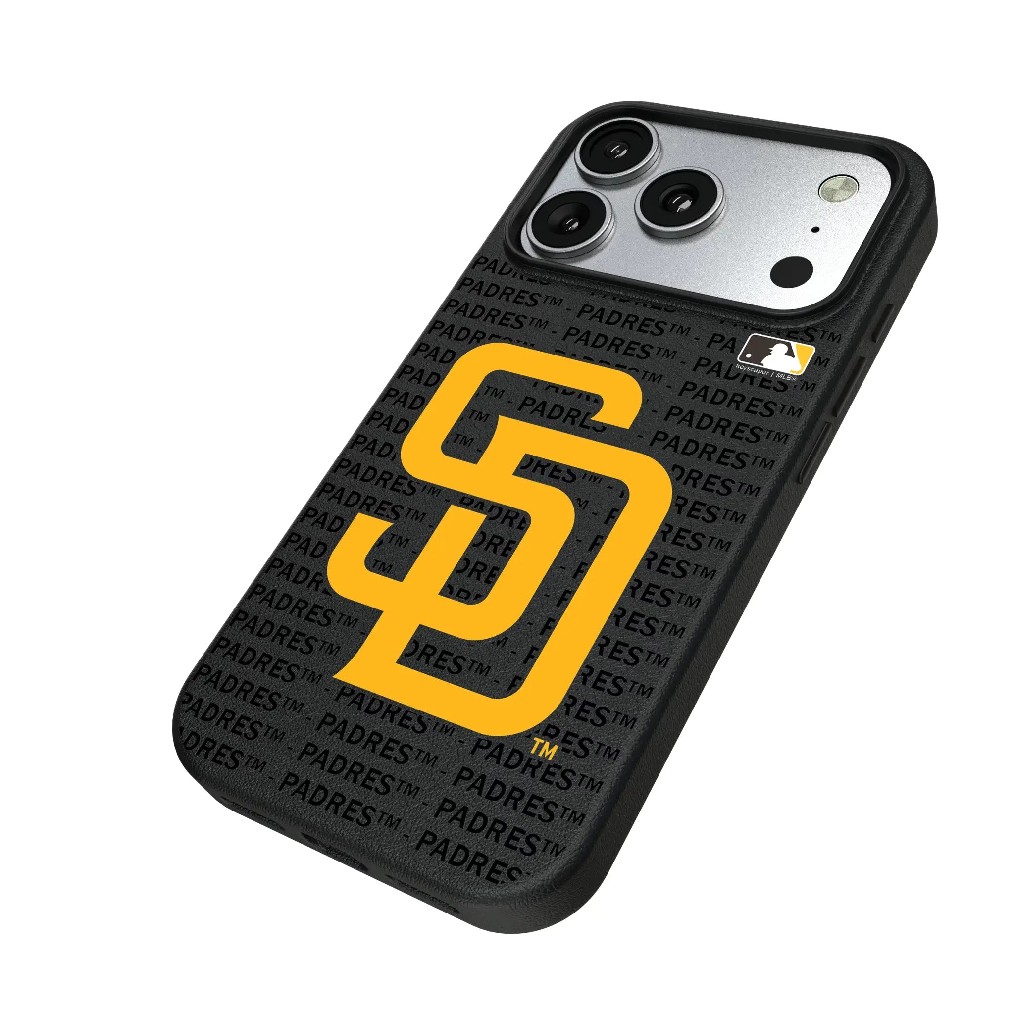 San Diego Padres Text Backdrop MagSafe Compatible Phone Case for Apple iPhone