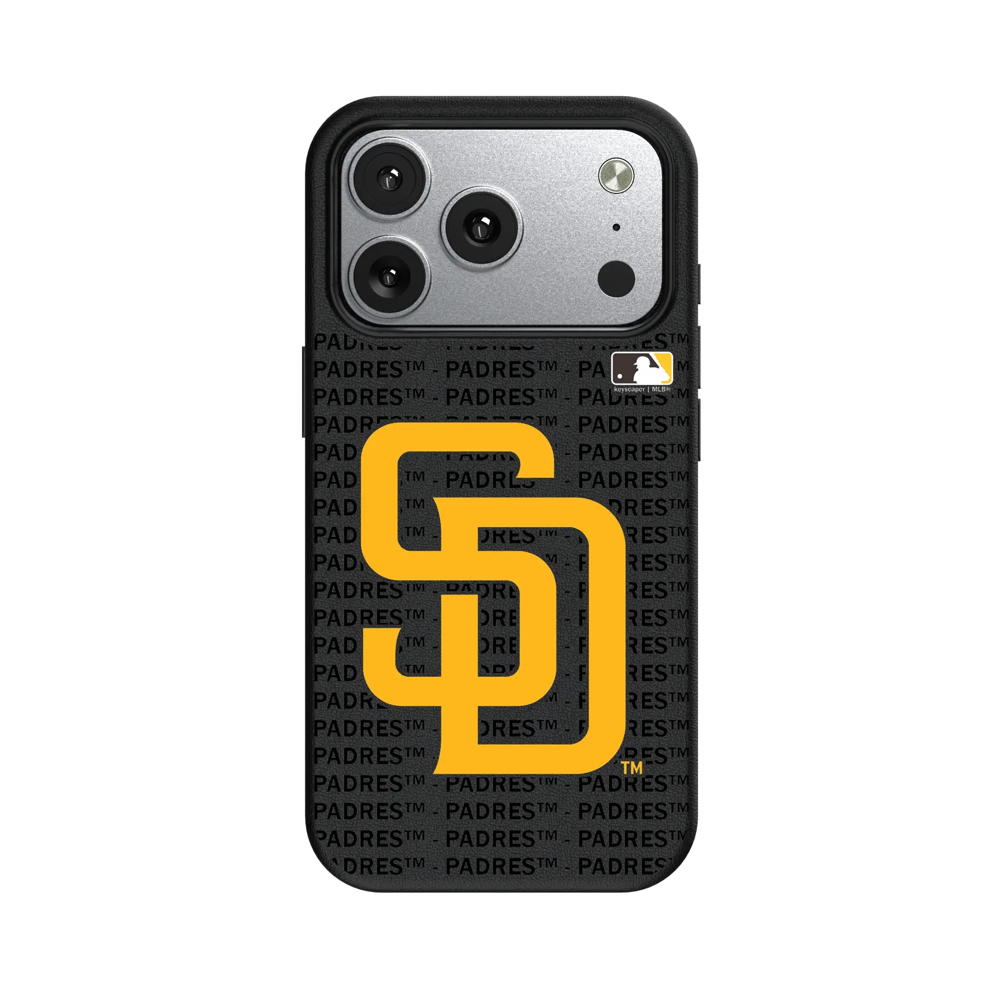 San Diego Padres Text Backdrop MagSafe Compatible Phone Case for Apple iPhone