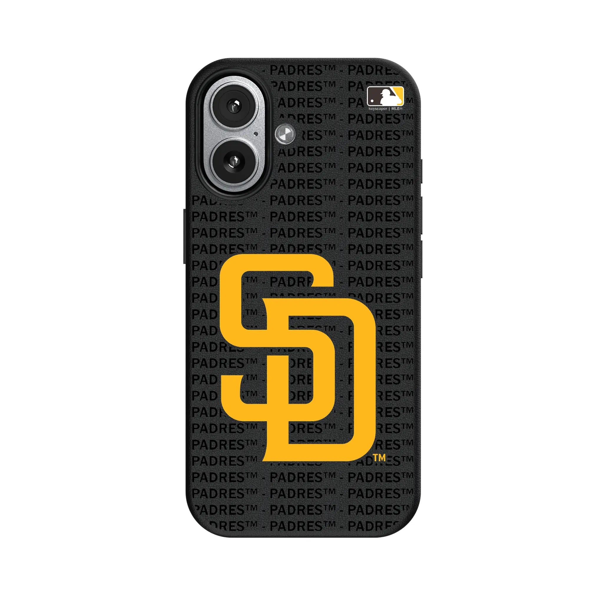 San Diego Padres Text Backdrop MagSafe Compatible Phone Case for Apple iPhone