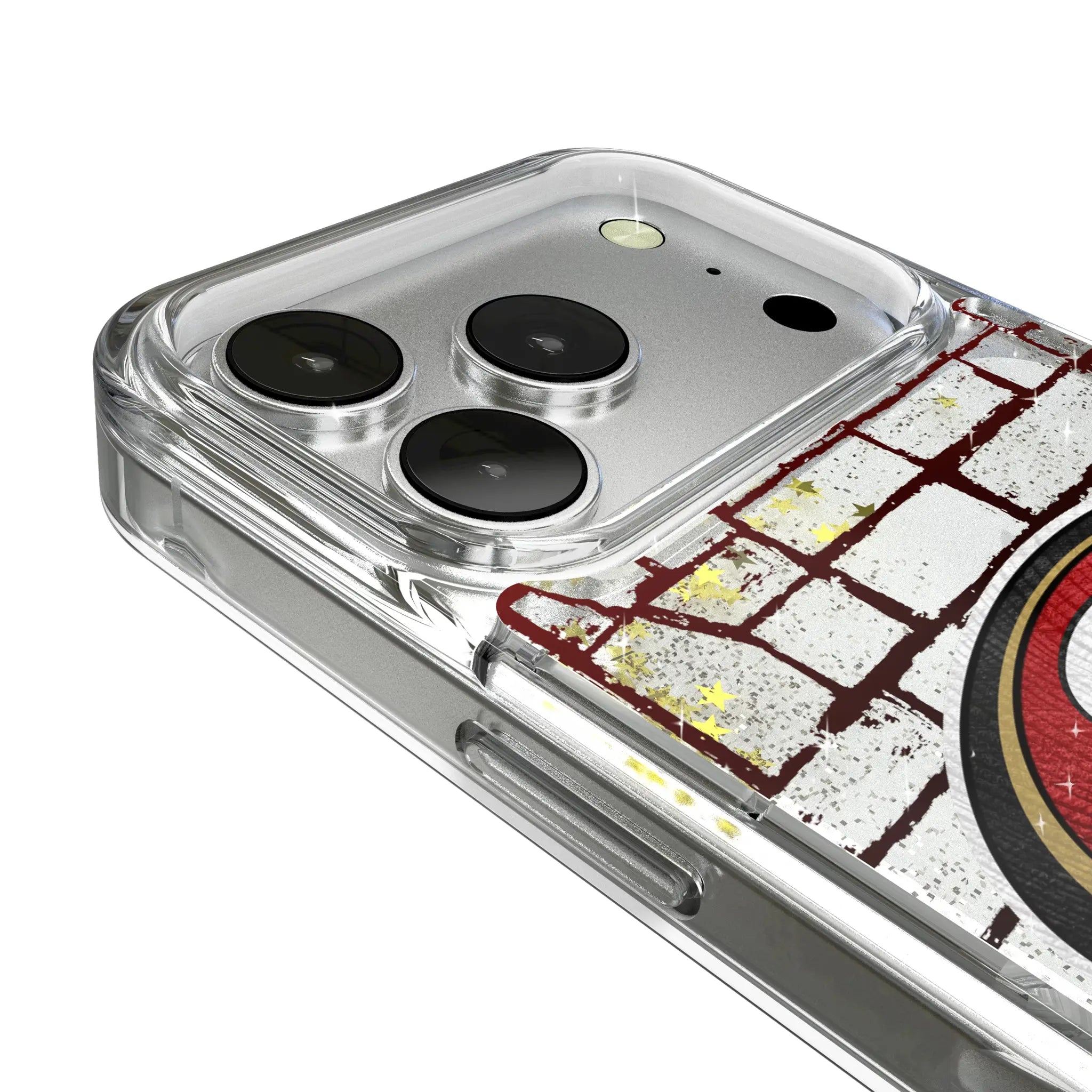 San Francisco 49ers Brick Glitter Phone Case for Apple iPhone