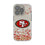 San Francisco 49ers Confetti Clear Phone Case for Apple iPhone