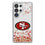 San Francisco 49ers Confetti Clear Phone Case for Samsung Galaxy