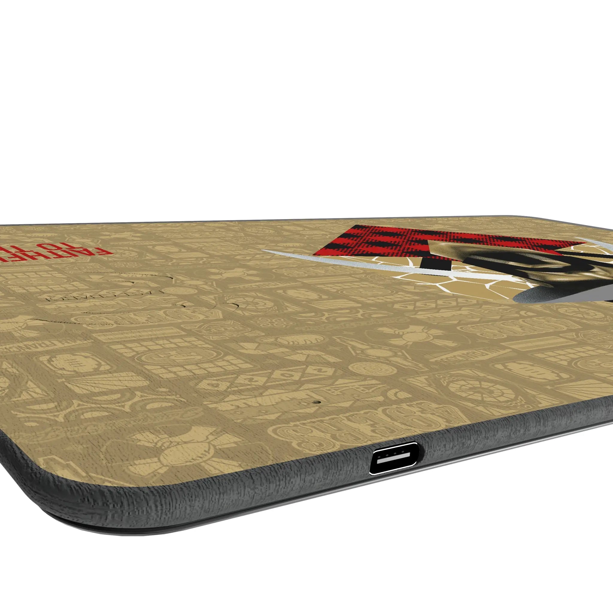 San Francisco 49ers 2024 Edition 15-Watt Wireless Charger and Mouse Pad