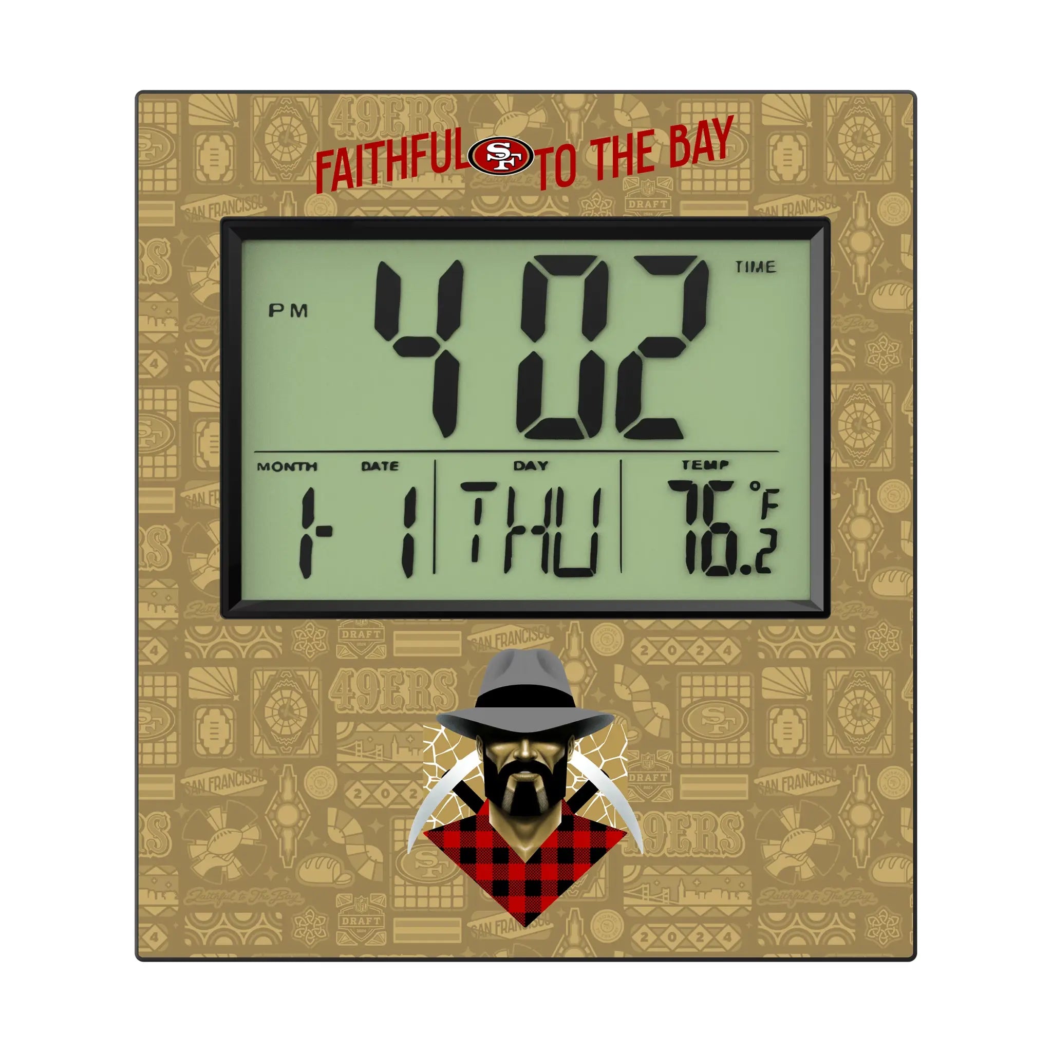 San Francisco 49ers 2024 Edition Wall Clock