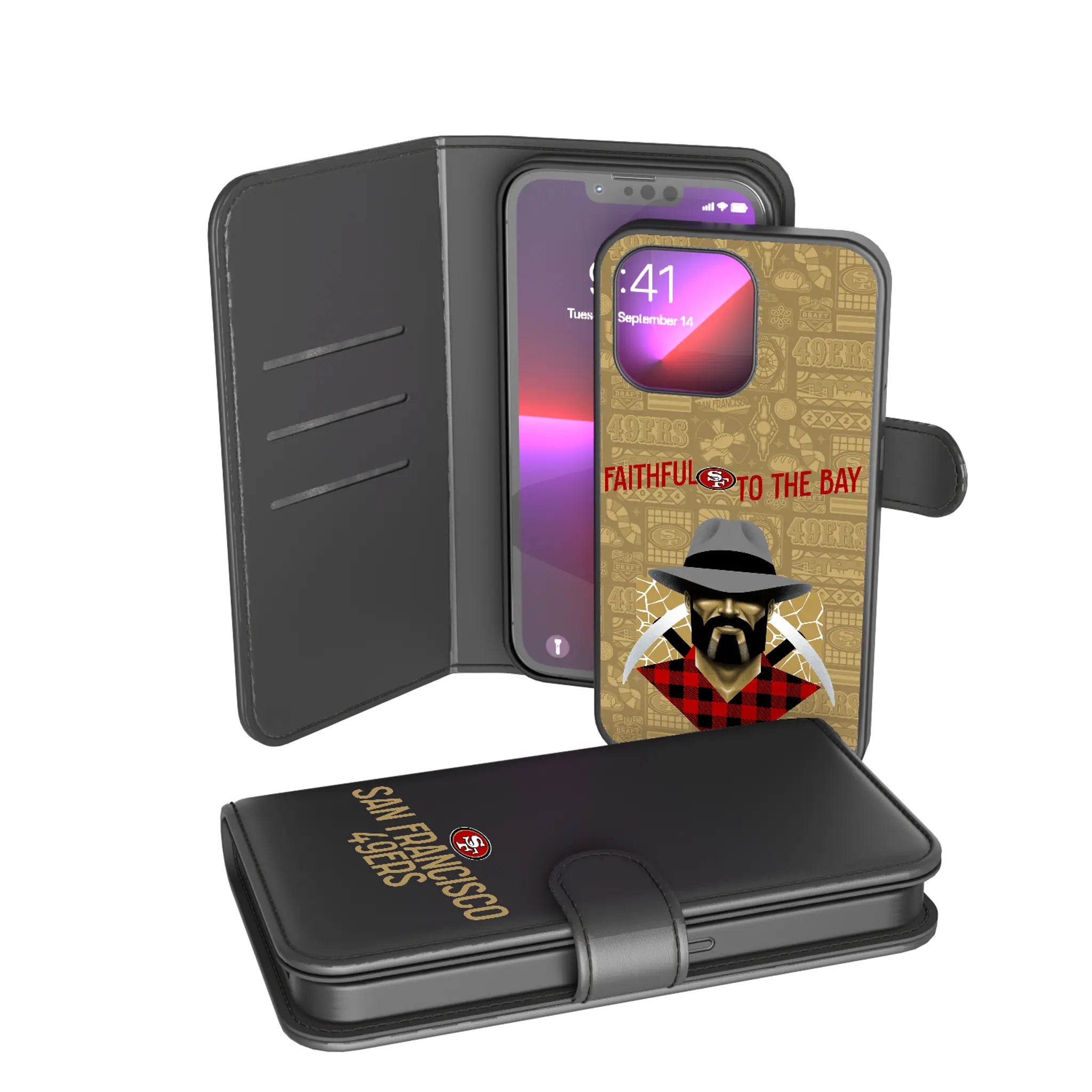 San Francisco 49ers 2024 Illustrated Limited Edition Wallet Phone Case