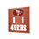 San Francisco 49ers Football Hidden-Screw Light Switch Plate