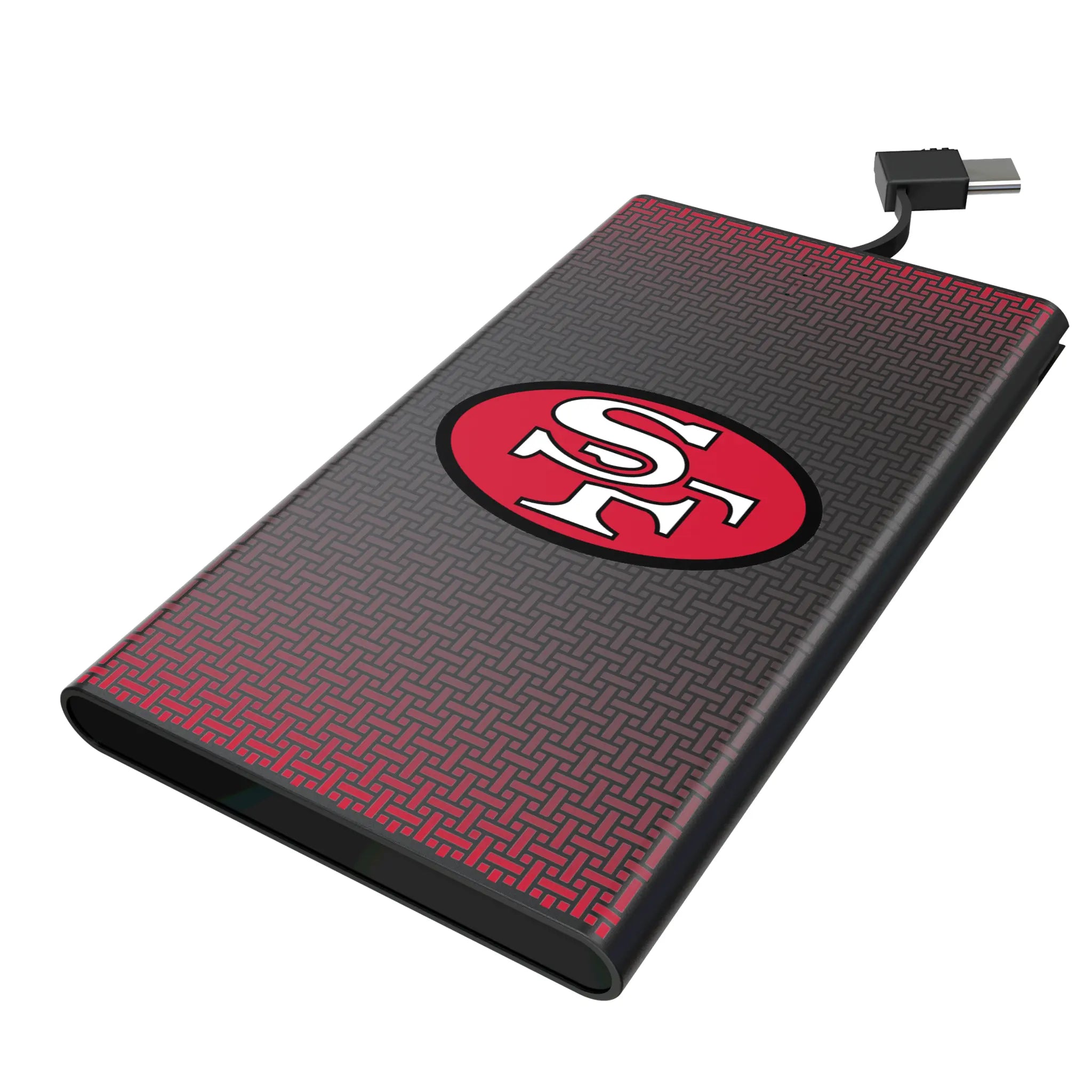 San Francisco 49ers Historic Collection Linen 5000mAh Flat Powerbank