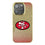 San Francisco 49ers Historic Collection Linen Bling Phone Case for Apple iPhone