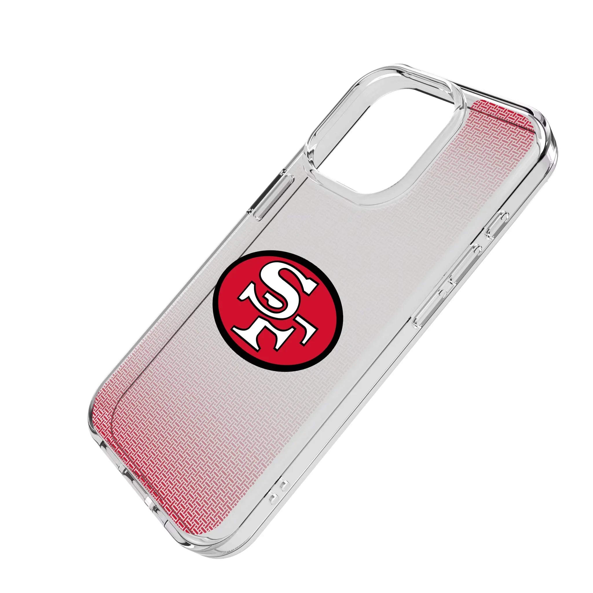 San Francisco 49ers Historic Collection Linen Clear Phone Case for Apple iPhone