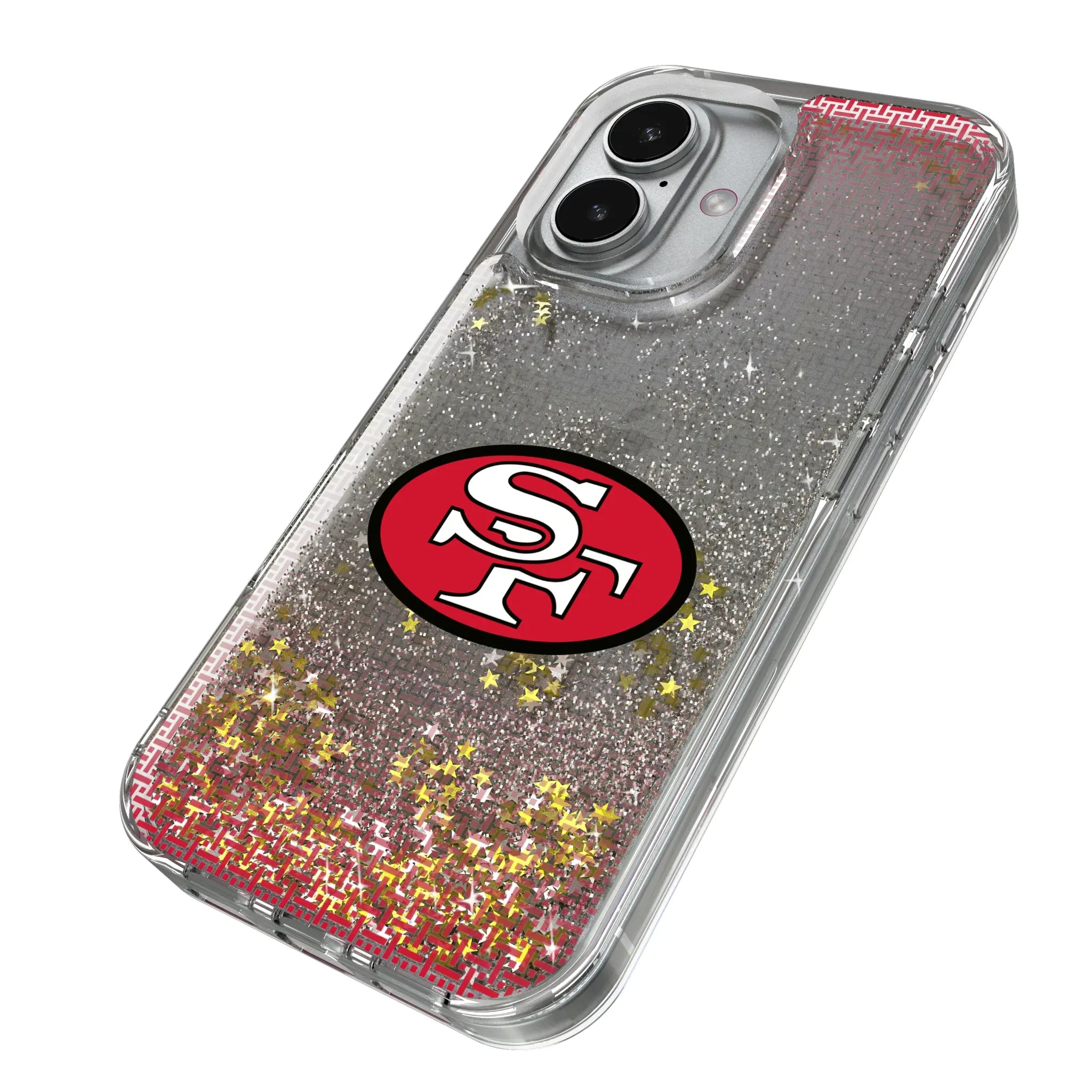 San Francisco 49ers Historic Collection Linen Glitter Phone Case