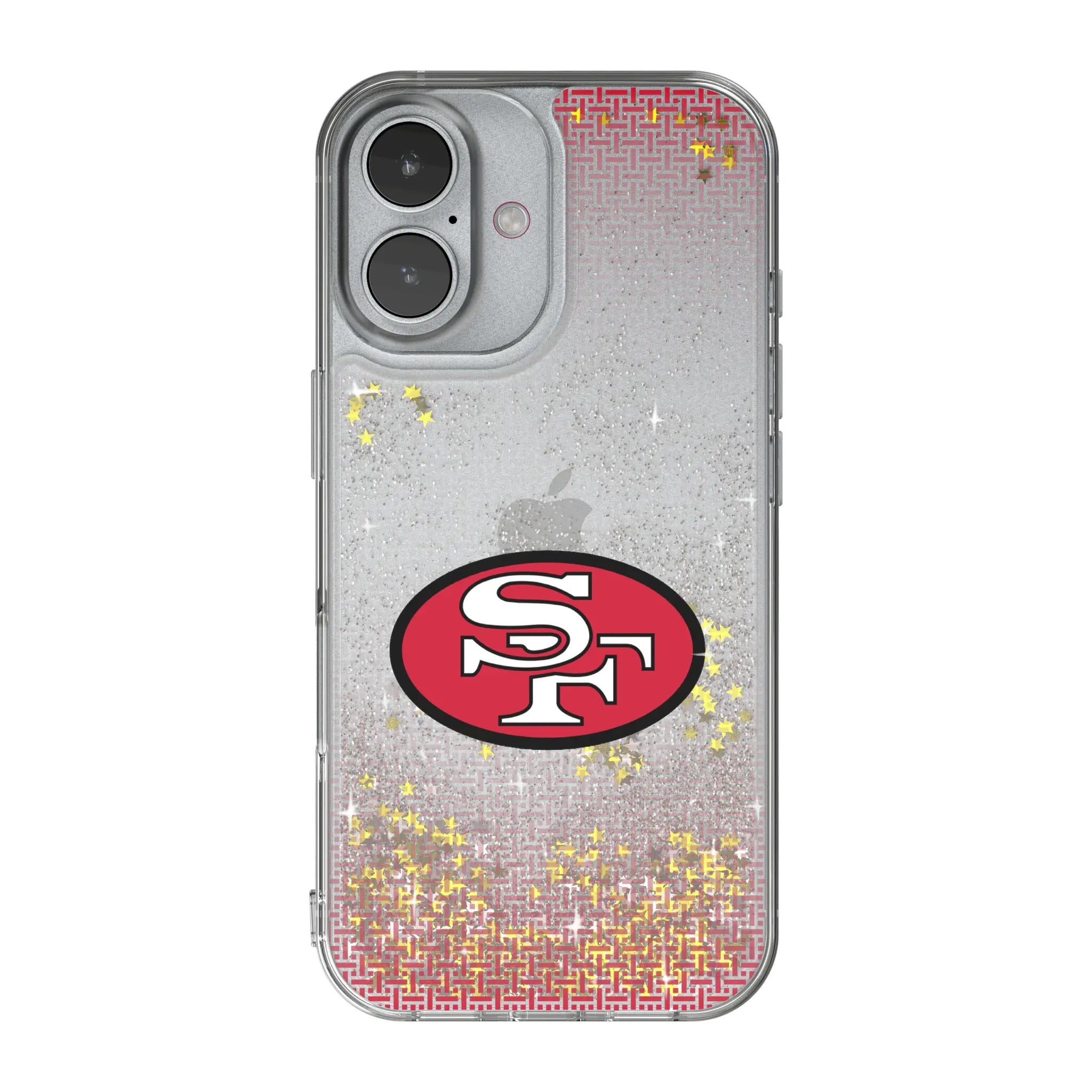 San Francisco 49ers Historic Collection Linen Glitter Phone Case