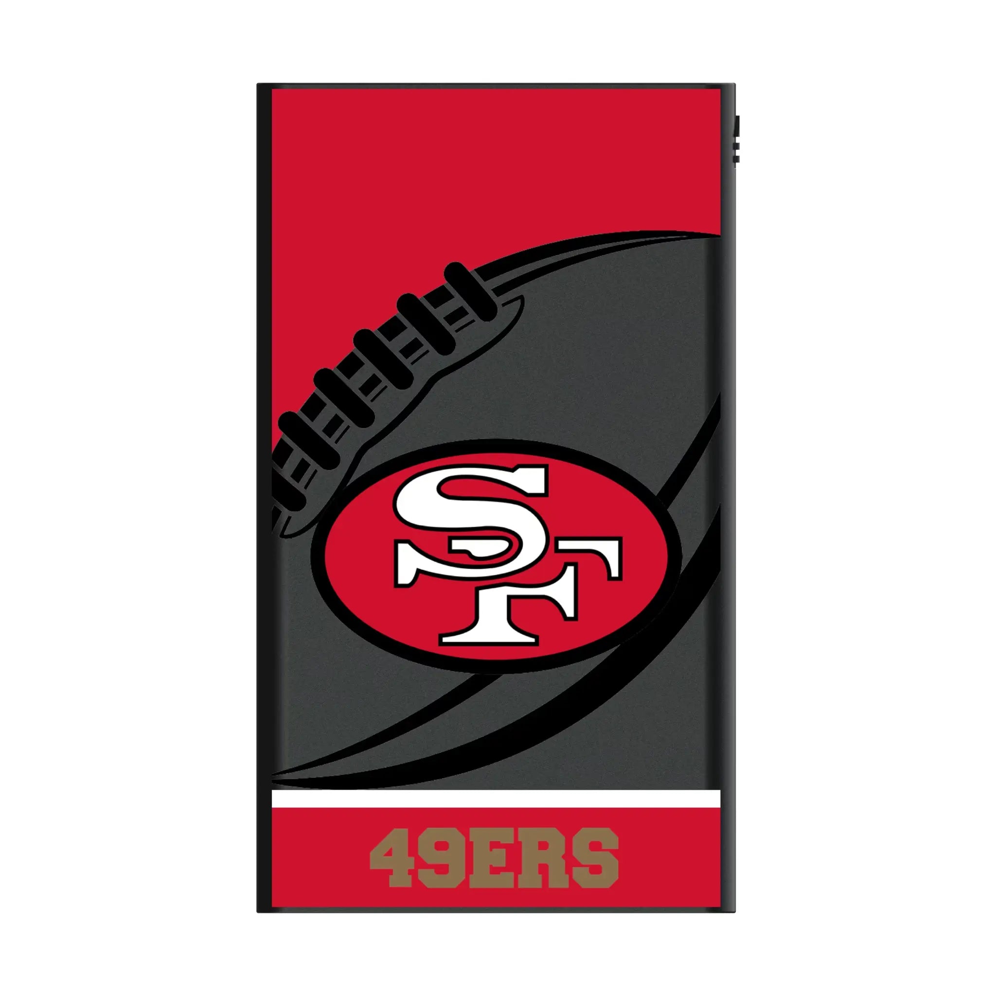 San Francisco 49ers Historic Collection Passtime 5000mAh Flat Powerbank